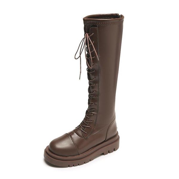 boots arrival quality knee high platform zipper side woman winter retro plush lace up boot, Black
boots arrival quality knee high platform zipper side woman winter retro plush lace up boot, Black