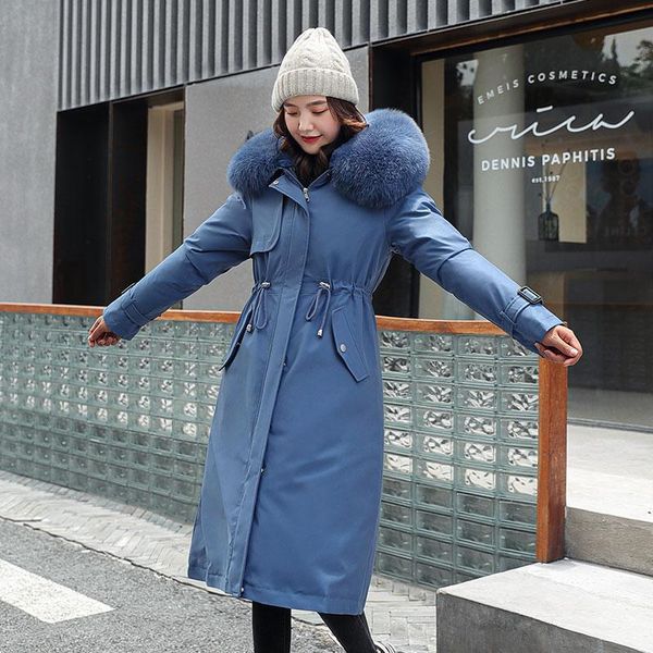 women's down & parkas 2021 women winter fur hooded jacket long cotton padded female lining thick coat warm outwear womens, Black
women's down & parkas 2021 women winter fur hooded jacket long cotton padded female lining thick coat warm outwear womens, Black