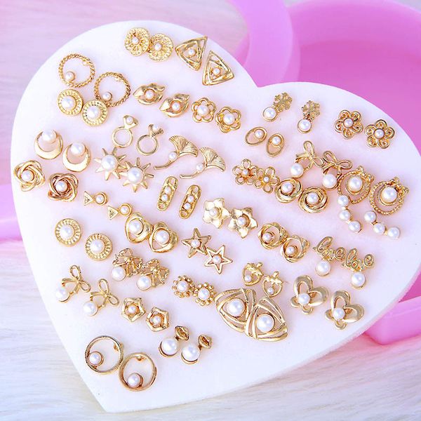 2020 factory direct korean box set all-match earrings women sweet temperament pearl circle flo wholesale fashion small jewelry set, Silver
2020 factory direct korean box set all-match earrings women sweet temperament pearl circle flo wholesale fashion small jewelry set, Silver
