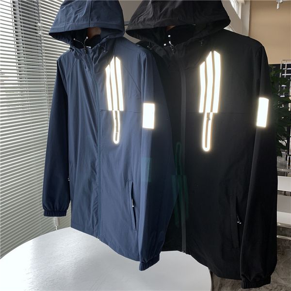 bright blind 3m reflective strip windproof waterproof fabric early autumn casual hooded stormsuit for men
bright blind 3m reflective strip windproof waterproof fabric early autumn casual hooded stormsuit for men