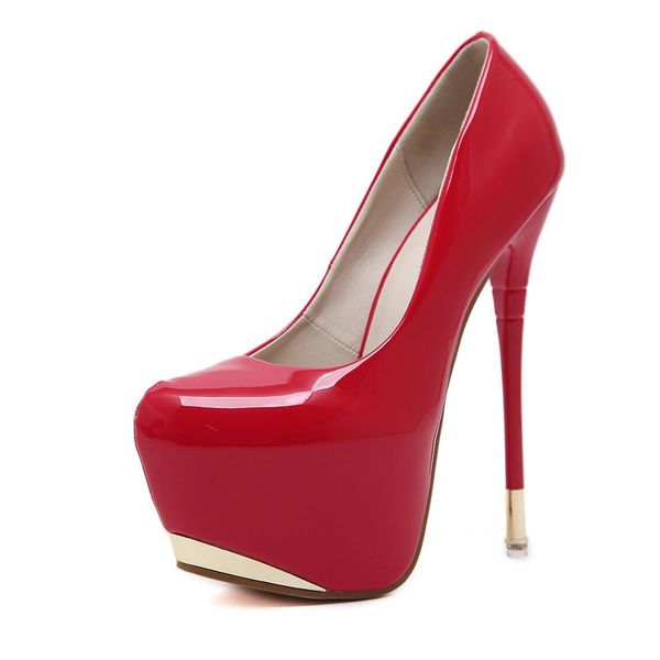 2020 wife 16cm extreme leap high designer leather platform bombs stiletto wedding party shoes i7s8, Black
2020 wife 16cm extreme leap high designer leather platform bombs stiletto wedding party shoes i7s8, Black