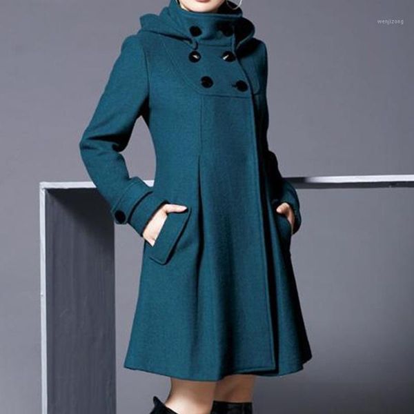 solid color hoodie trench coat for women winter hooded solid color double-breasted pockets long cloak windbreaker outwear1, Tan;black
solid color hoodie trench coat for women winter hooded solid color double-breasted pockets long cloak windbreaker outwear1, Tan;black
