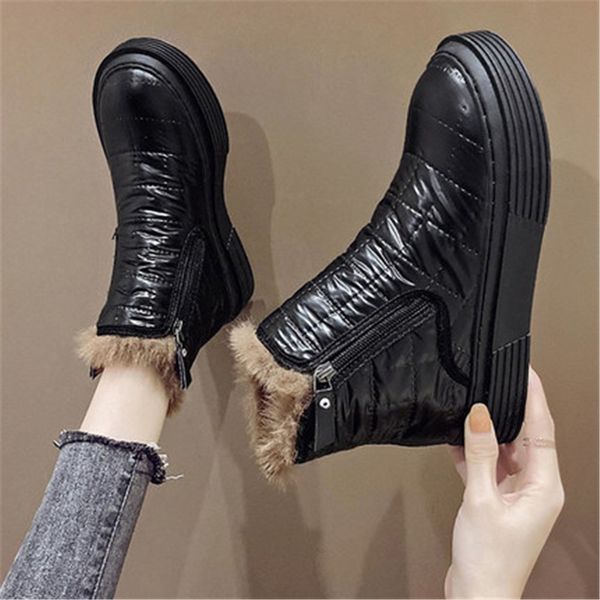 new fashionable 2021 black-style warmer mrs not sliding boots woman leather female cotton shoes 35-40 cys9
new fashionable 2021 black-style warmer mrs not sliding boots woman leather female cotton shoes 35-40 cys9