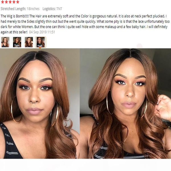 g beeos ombre colored pre plucked hairline with baby hair honey blonde body wave deep parting, Black
g beeos ombre colored pre plucked hairline with baby hair honey blonde body wave deep parting, Black
