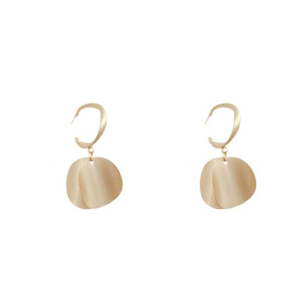 stud fashionable matte retro disc earrings korean style elegant high quality, Golden;silver
stud fashionable matte retro disc earrings korean style elegant high quality, Golden;silver