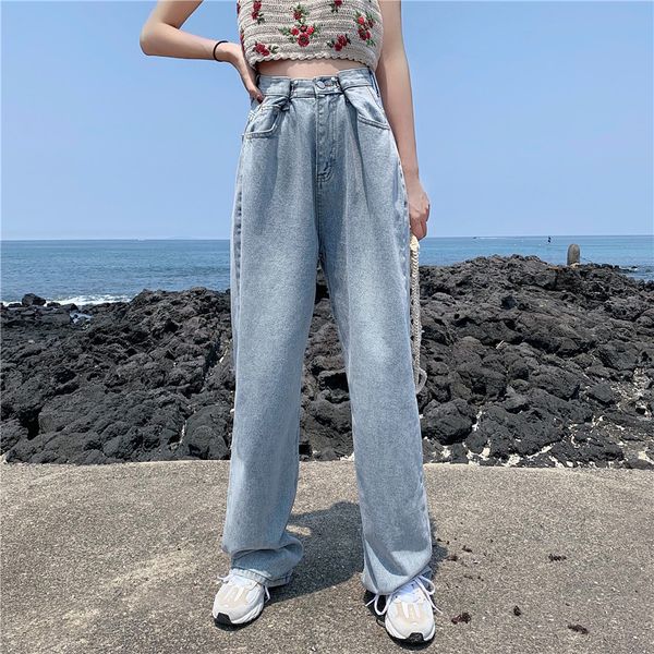 alien pearl cat - grade women's jeans, casual jeans, informal, width, light blue, korean style, summer news 2019
alien pearl cat - grade women's jeans, casual jeans, informal, width, light blue, korean style, summer news 2019