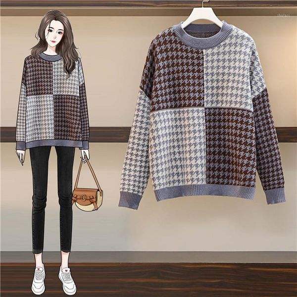4xl women's long-sleeved sweater loose outer wear bottoming shirt knitted elegant round neck external wear1, White;black
4xl women's long-sleeved sweater loose outer wear bottoming shirt knitted elegant round neck external wear1, White;black