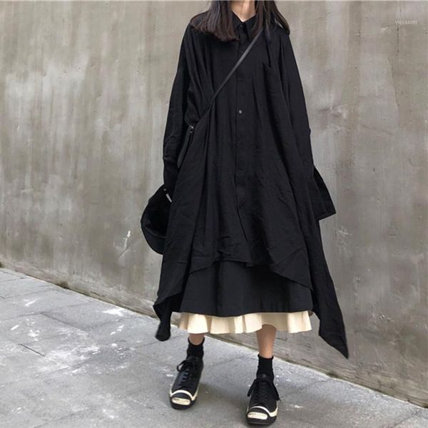 johnature spring new streetwear japanese plus size 2 pieces sets women 2020 long solid color patchwork a-line female sets1, White
johnature spring new streetwear japanese plus size 2 pieces sets women 2020 long solid color patchwork a-line female sets1, White