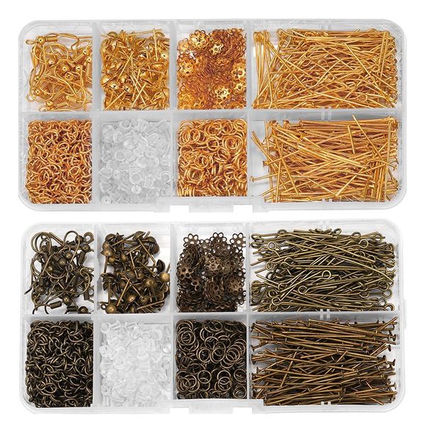 700pcs jump rings earring hooks flat headpins thread chains memory beading steel wire for diy jewelry making sets supplies kits h wmtpqy, Silver
700pcs jump rings earring hooks flat headpins thread chains memory beading steel wire for diy jewelry making sets supplies kits h wmtpqy, Silver