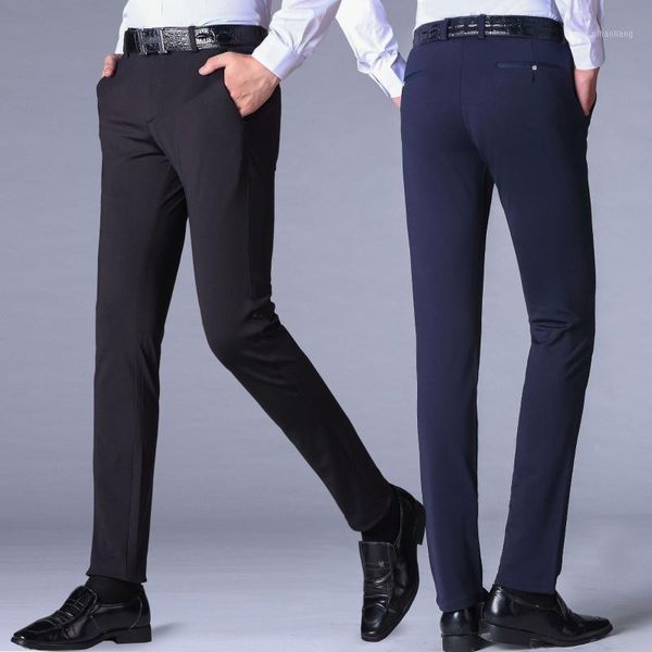 men's suits & blazers suit pants spring summer mens casual trousers elastic slim fit men dress classic pant anti-wrinkle1, White;black
men's suits & blazers suit pants spring summer mens casual trousers elastic slim fit men dress classic pant anti-wrinkle1, White;black