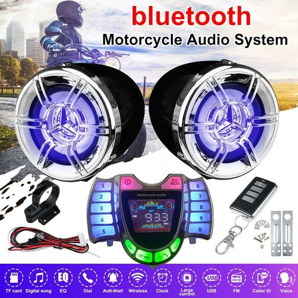 motorcycle stereo speakers wireless bluetooth mp3 player waterproof fm o for motor scooter bike atv utv
motorcycle stereo speakers wireless bluetooth mp3 player waterproof fm o for motor scooter bike atv utv