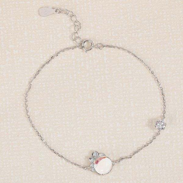 s925 silver women's japanese and korean style fresh fairy simple bracelet braceletdiamond braceletdiamond inlaid schoolgirl bracelet f1, Golden;silver
s925 silver women's japanese and korean style fresh fairy simple bracelet braceletdiamond braceletdiamond inlaid schoolgirl bracelet f1, Golden;silver