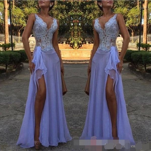 lavender purple lace applique v-neck mermaid evening dresses split special occasion dresses striking prom evening dress 20191, White;black
lavender purple lace applique v-neck mermaid evening dresses split special occasion dresses striking prom evening dress 20191, White;black