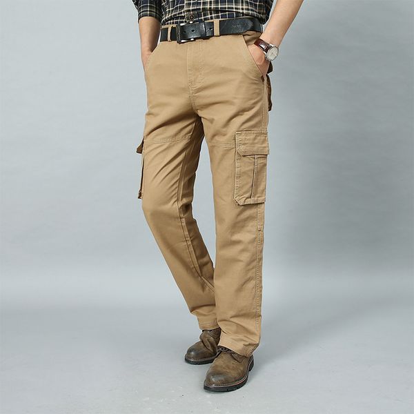 2020 new cargo pants men military style straight trousers mens casual cotton multi-pocket pants men work long trouers plus size lj201104, Black
2020 new cargo pants men military style straight trousers mens casual cotton multi-pocket pants men work long trouers plus size lj201104, Black