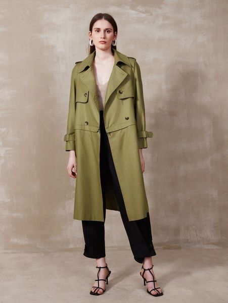 motf premium cotton double breasted trench coat k3le#, Tan;black 
motf premium cotton double breasted trench coat k3le#, Tan;black