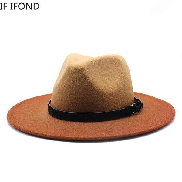 women men wide brim wool vintage fedora hat gentleman elegant gradient winter autumn jazz godfather sombrero caps, Blue;gray
women men wide brim wool vintage fedora hat gentleman elegant gradient winter autumn jazz godfather sombrero caps, Blue;gray