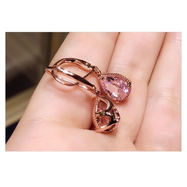 rose diamond for women fashion pink z gemstone bizuteria 14k gold garnet drop earring orecchini girls q1219, Silver
rose diamond for women fashion pink z gemstone bizuteria 14k gold garnet drop earring orecchini girls q1219, Silver