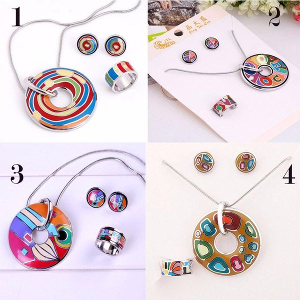 star product promotion 20 styles rainbow colorful enamel jewelry set ,1set/pack, Silver
star product promotion 20 styles rainbow colorful enamel jewelry set ,1set/pack, Silver