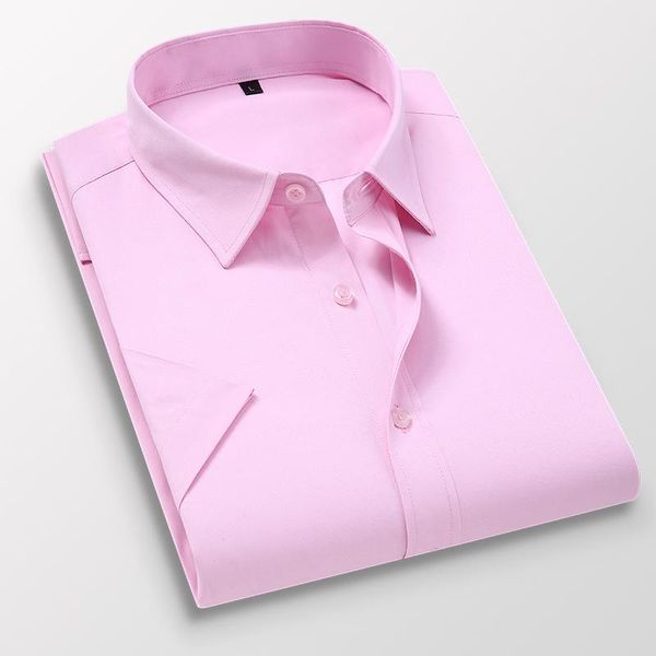 men's dress shirts mens short sleeve white shirt with left chest pocket cotton male casual regular-fit blouse button down formal, White;black
men's dress shirts mens short sleeve white shirt with left chest pocket cotton male casual regular-fit blouse button down formal, White;black