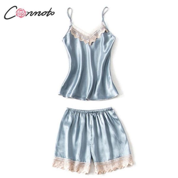 conmoto spaghetti strap satin nightdress underwear casual sleepwear wrap patchwork blue sleepwears pajamas nightgown plus size y200425, Black;red
conmoto spaghetti strap satin nightdress underwear casual sleepwear wrap patchwork blue sleepwears pajamas nightgown plus size y200425, Black;red