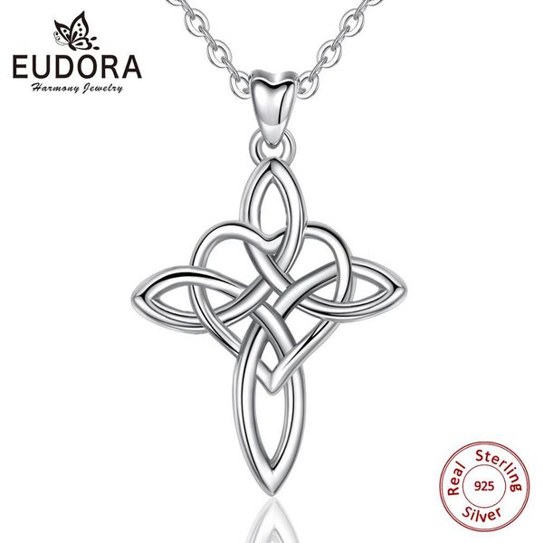 eudora 925 sterling silver irish celtic knot pure silver pendant necklace silver choker statement necklace women jewelry d523 q1117
eudora 925 sterling silver irish celtic knot pure silver pendant necklace silver choker statement necklace women jewelry d523 q1117