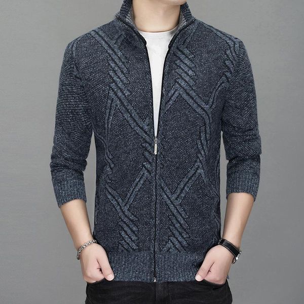 #1387 cardigan sweater men stand collar slim casual knit sweater men zipper basic cardigan mens warm thick seatearcoat knitwear, White;black
#1387 cardigan sweater men stand collar slim casual knit sweater men zipper basic cardigan mens warm thick seatearcoat knitwear, White;black
