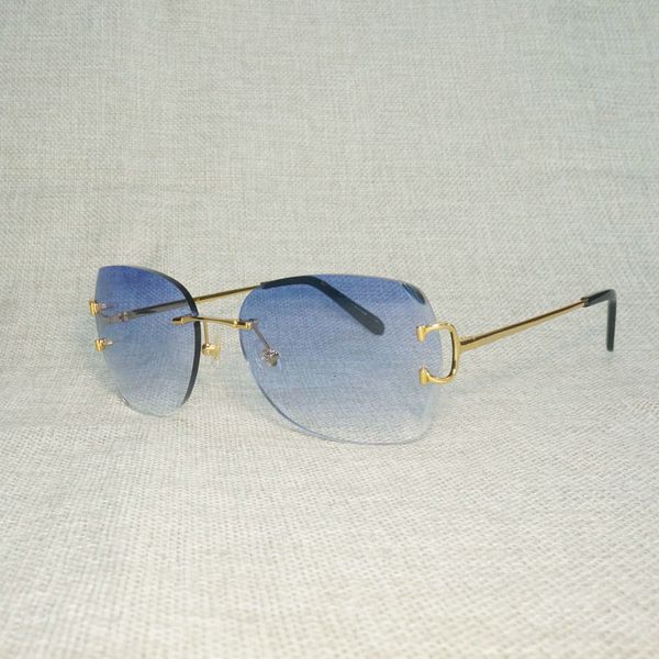 vintage c wire oversize sunglasses men diamond cutting rimless eyewear for women outdoor summer metal frame oculos shades, White;black
vintage c wire oversize sunglasses men diamond cutting rimless eyewear for women outdoor summer metal frame oculos shades, White;black