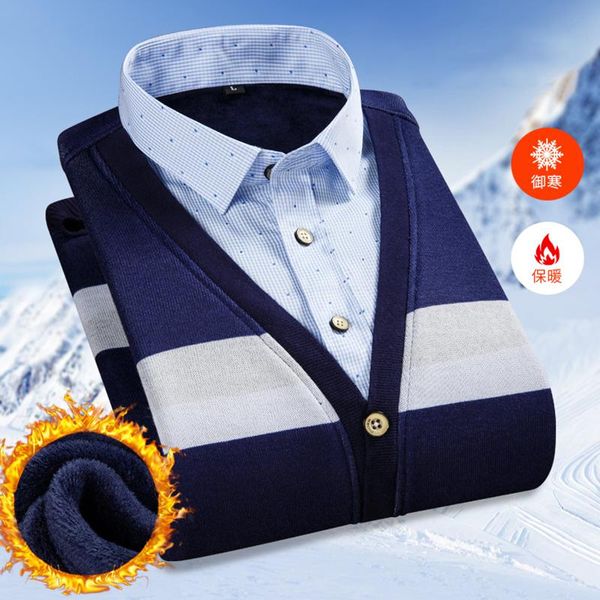 winter fake two pieces warm shirt long sleeve male v neck knitted fashion plush thick velve dress shirt pullover slim fit, White;black
winter fake two pieces warm shirt long sleeve male v neck knitted fashion plush thick velve dress shirt pullover slim fit, White;black