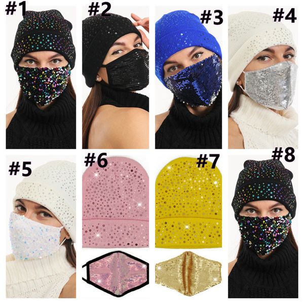 women girls glitter mask beanie cap knit hats with face mask sequin hats sets woolen skull caps outdoor winter ski warm hats e122809, Yellow
women girls glitter mask beanie cap knit hats with face mask sequin hats sets woolen skull caps outdoor winter ski warm hats e122809, Yellow