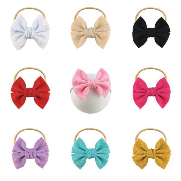 1pcs/lot children kids 4.5" waffle hair bow with nylon headbands soft solid elastic hairband fashion hair accessories1, Slivery;white
1pcs/lot children kids 4.5" waffle hair bow with nylon headbands soft solid elastic hairband fashion hair accessories1, Slivery;white