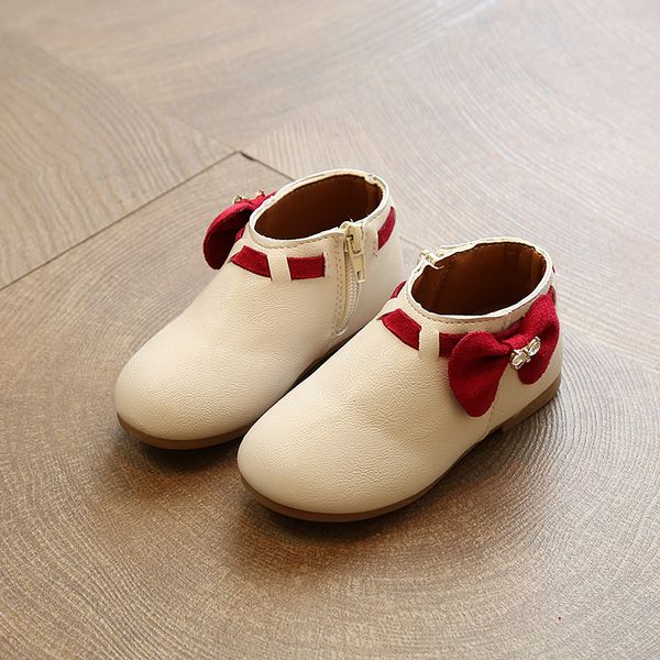princess koovan leather children's girls spring shoes new middle baby shoe side zipper single boots, Black
princess koovan leather children's girls spring shoes new middle baby shoe side zipper single boots, Black