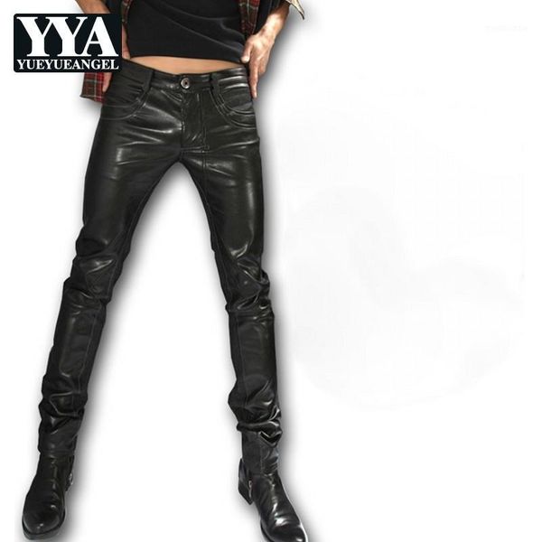winter men slim pu leather pencil pants thick warm black patchwork faux leather trousers brand zipper punk biker pants 29-331
winter men slim pu leather pencil pants thick warm black patchwork faux leather trousers brand zipper punk biker pants 29-331