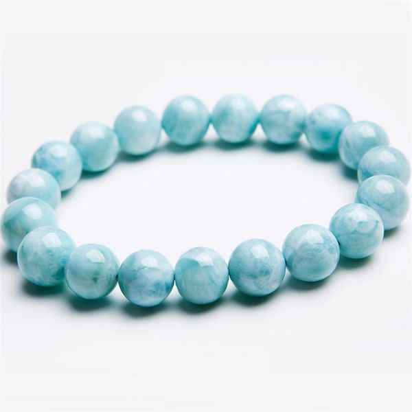 10mm blue natural larimar bracelets for women female stretch crystal round bead natural stone bracelet, Black
10mm blue natural larimar bracelets for women female stretch crystal round bead natural stone bracelet, Black