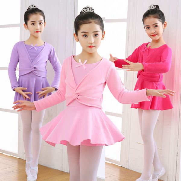 and autumn children's costume winter ballet girls' long sve training suit plush dance skirt, Blue
and autumn children's costume winter ballet girls' long sve training suit plush dance skirt, Blue