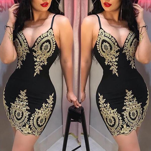 women spaghetti bandage body con evening party elegant deep v neck sleeveless skinny short mini dress drop shipping, Black;gray
women spaghetti bandage body con evening party elegant deep v neck sleeveless skinny short mini dress drop shipping, Black;gray