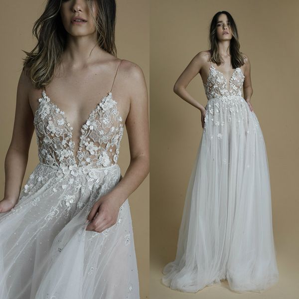 2021 new wedding dresses spaghetti straps lace appliques bridal gowns custom made open back sweep train a-line wedding dress, White
2021 new wedding dresses spaghetti straps lace appliques bridal gowns custom made open back sweep train a-line wedding dress, White