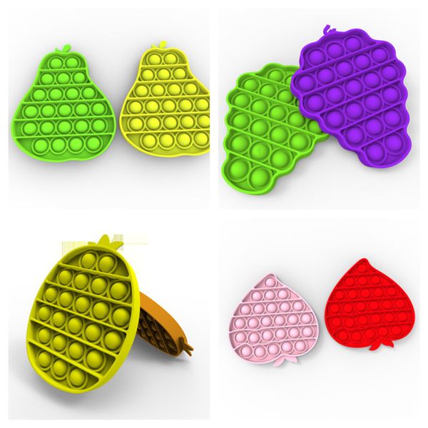 fruit shapes push pops bubble sensory toy pop it fidget toys squishy stress reliever pineapple pear peach lemon grape table game toy g12501
fruit shapes push pops bubble sensory toy pop it fidget toys squishy stress reliever pineapple pear peach lemon grape table game toy g12501