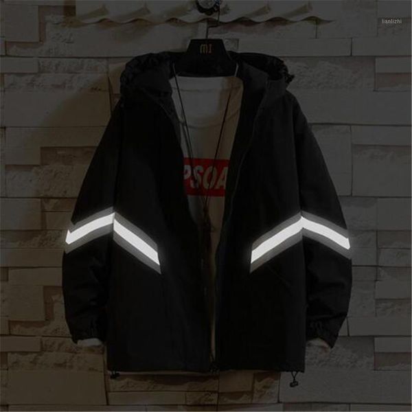 2020 nwe personality reflective jacket men thin windbreaker hooded coat men hip hop streetwear wild clothes chaqueta hombre1, Black;brown
2020 nwe personality reflective jacket men thin windbreaker hooded coat men hip hop streetwear wild clothes chaqueta hombre1, Black;brown