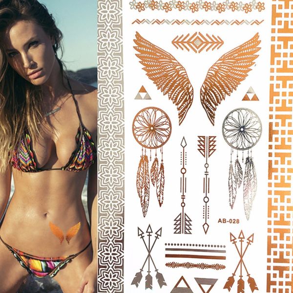 temporary golden tattoos stickers jewelry bracelet party tattoos fashion flash tattoo paste makeup girsl arm waterproof tattoo
temporary golden tattoos stickers jewelry bracelet party tattoos fashion flash tattoo paste makeup girsl arm waterproof tattoo