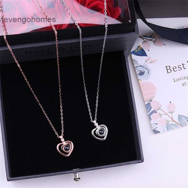 100 s925 languages sterling classic projection silver stone heart necklace 
100 s925 languages sterling classic projection silver stone heart necklace