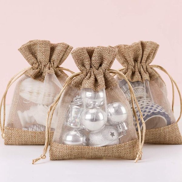 4X5.5 Inch 20 Pcs Burlap Drawstring Gift Bag - Burlap with One Side Organza Wedding Party Welcome Favor Bags - Tan
4X5.5 Inch 20 Pcs Burlap Drawstring Gift Bag - Burlap with One Side Organza Wedding Party Welcome Favor Bags - Tan