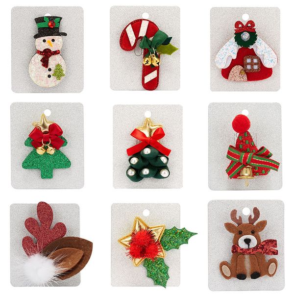 1pc xmas snowman house elk shape felt cloth brooch with cardboard women's fashion christmas gift, Gray
1pc xmas snowman house elk shape felt cloth brooch with cardboard women's fashion christmas gift, Gray