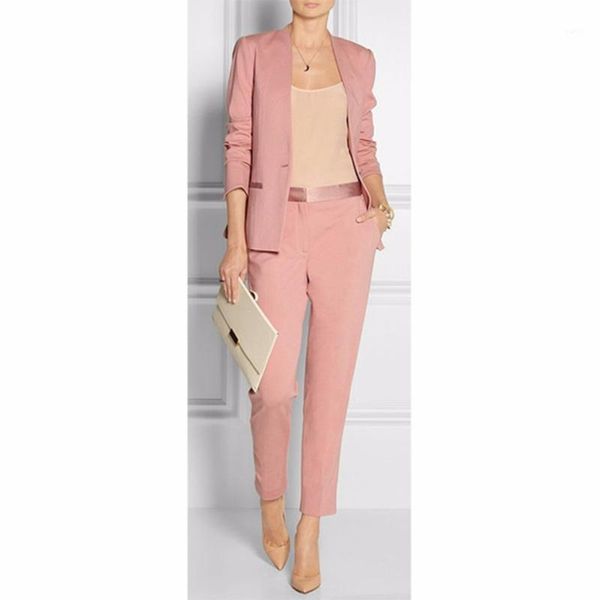 spring summer pink womens business suits blazer with pants female trouser suit ladies office uniform 2 piece set w561, White;black
spring summer pink womens business suits blazer with pants female trouser suit ladies office uniform 2 piece set w561, White;black