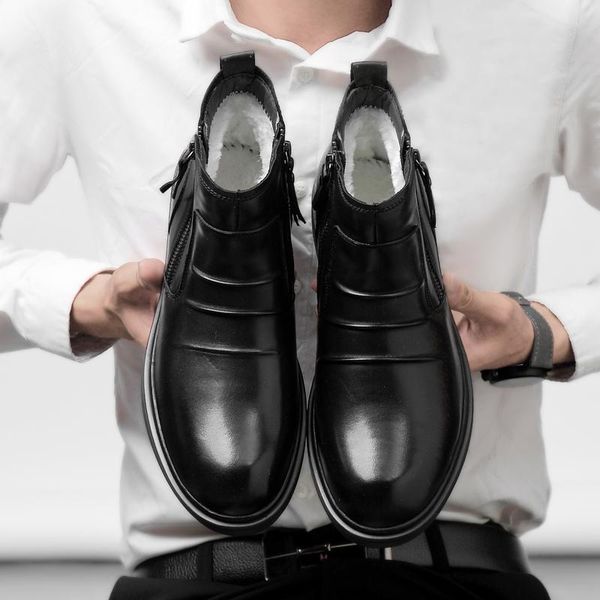 boots 2021 autumn and winter men's shoes leather business spring dress black short plush classic boot
boots 2021 autumn and winter men's shoes leather business spring dress black short plush classic boot