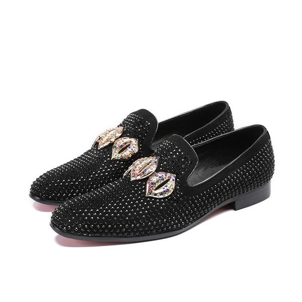 personalized leisure red/black rhinestone men leather shoes fashion stage show shoes
personalized leisure red/black rhinestone men leather shoes fashion stage show shoes