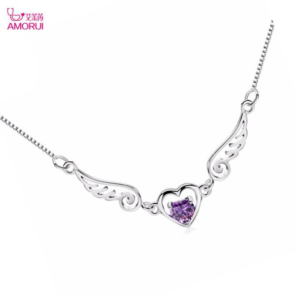 pendant necklaces amorui romantic angel heart silver color necklace love charm lady jewelry gift angela wing choker
pendant necklaces amorui romantic angel heart silver color necklace love charm lady jewelry gift angela wing choker