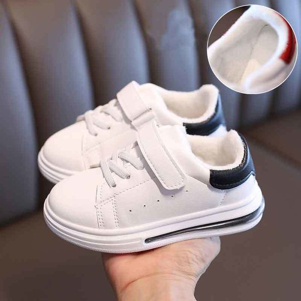 child short plush casual kids leather sneakers fashion white shoes 2020 autumn winter boy girl antislip lace-up shoe 21-36, Black
child short plush casual kids leather sneakers fashion white shoes 2020 autumn winter boy girl antislip lace-up shoe 21-36, Black