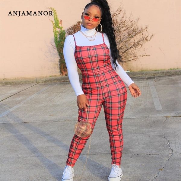 anjamanor red plaid print bodycon jumpsuit womens pants summer club outfits casual romper ropa para mujer d22-ad58 y200422, Black;white
anjamanor red plaid print bodycon jumpsuit womens pants summer club outfits casual romper ropa para mujer d22-ad58 y200422, Black;white