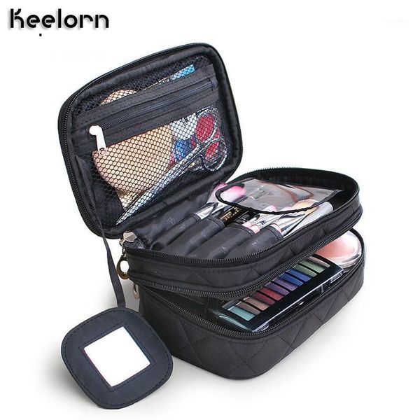 storage bags keelorn diamond lattice double layer cosmetic with mirror travel functional makeup pouch toiletry case box organizer1
storage bags keelorn diamond lattice double layer cosmetic with mirror travel functional makeup pouch toiletry case box organizer1