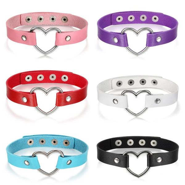 chokers boniskiss adjustable leather necklace choker metal heart punk goth emo style, Golden;silver
chokers boniskiss adjustable leather necklace choker metal heart punk goth emo style, Golden;silver
